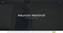 Desktop Screenshot of mauriziomartinoli.it